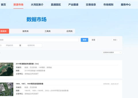 “数据市场”正式开通，，，，，，，湖南自然资源全要素市场再添重要拼图